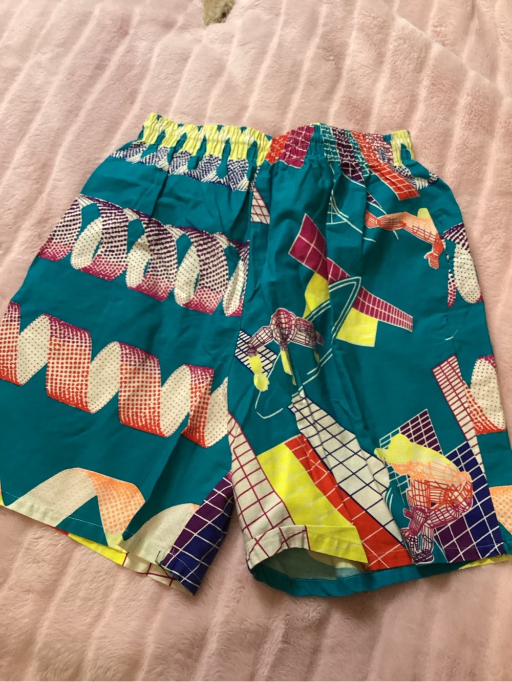 Vintage 80s Overboard Beach Shorts Made in USA Men’s 32-34